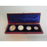 An 1894 Maundy money four coin set in original box.