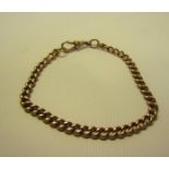 A 9ct gold fob chain. Approx 12.5g