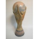 A Lladro porcelain 1978 Sport Billy, Fifi world Cup Trophy, 35cm h.