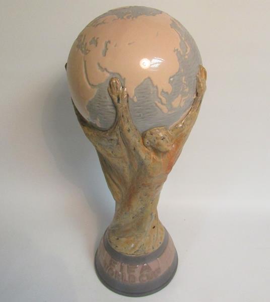 A Lladro porcelain 1978 Sport Billy, Fifi world Cup Trophy, 35cm h. - Image 3 of 4