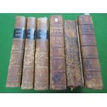 Six Volumes - 'General Stud Book' containing Pedigrees of Racehorses, printed for James Wetherby,