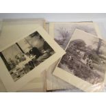 George Davison - Photographer, Collection of late 19c/early 20c photographic plates including Winter