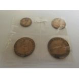 A 1739 Maundy money four coin set, unboxed.