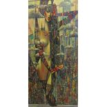Andrei Protsouk - Manhattan, limited edition of 100, Giclee on canvas, framed, 122cm x 61cm.
