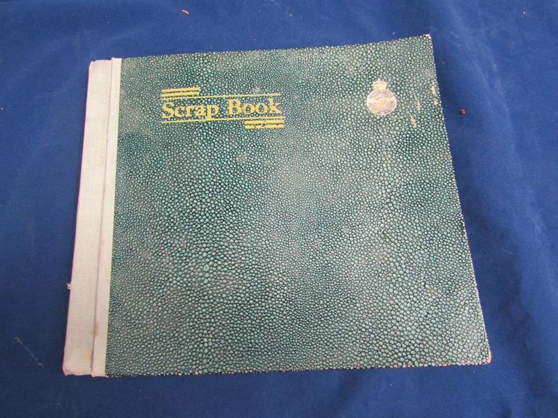 A Second World War scrap book of Royal Airforce personnel involved in the entertainment section