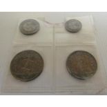 An 1868 Maundy money four coin set, unboxed.