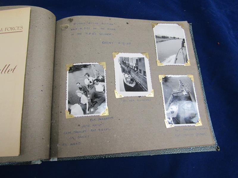 A Second World War scrap book of Royal Airforce personnel involved in the entertainment section - Image 6 of 7
