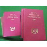 Thirteen Books - 'Cope's Racegoer's Encyclopaedia', edited by Alfred Cope 1938/9, 1950, 1952/1959,