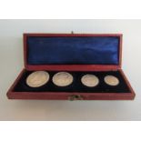 A 1902 Maundy money four coin set in original box.