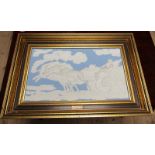 A Wedgwood Jasperware plaque, The Fall of Phaeton, after the original by George Stubbs, being a