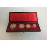 An 1896 Maundy money four coin set in original box.