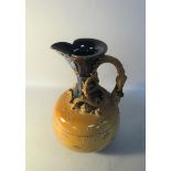 A large and elaborate late 19c Doulton Lambeth stoneware ewer for the Art Union of London, with