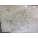 A map of Hertfordshire engraved from an actual survey with improvements. London engraved for J