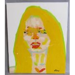 Neal Turner - Portrait Brigitte Bardot, signed, titled and dated 2013, oil on canvas, unframed.