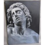 Stanley Kerr - Dying Alexander, titled and signed on reverse. Unframed oil on canvas. 82cms x 60cms.