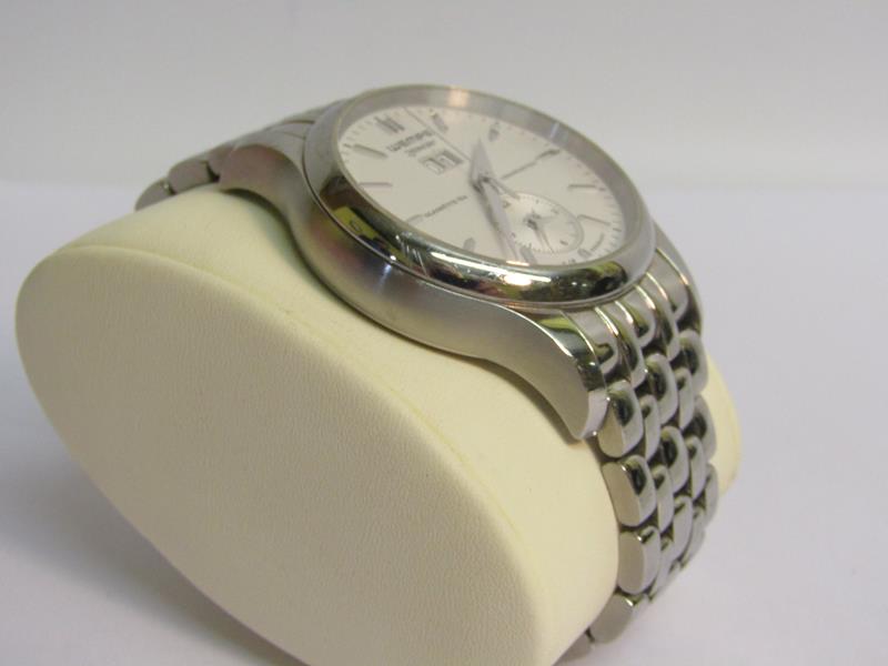 A Wempe Zeitmeister German gents chronometer wristwatch no. 1420189 in satin stainless steel case - Image 2 of 5