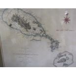 An accurate map of the Islands of St. Christophers & Nevis in the West Indies by an officer with the