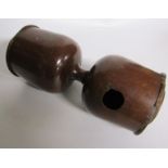 A 19c mahogany diabolo 20cms w.