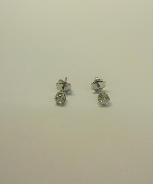 An 18ct gold diamond stud earrings, approx 1/2 carat total. - Image 5 of 5