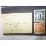 A GB 1897 Commemoration 1 shilling and 2/6 stamps,