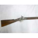 An 1864 Tower percussion 10-bore musket used for the Canadian market with 39" steel barrel,