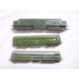 Tri-ang OO-gauge - three various diesel locomotives