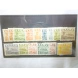 A mint set of fourteen Nauru 1924-48 stamps to 10/