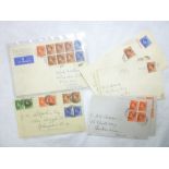 A selection of early first day covers including 1936 cover with 1d blocks,