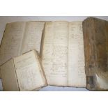 Three handwritten pharmaceutical ledgers, originally from The Strand Pharmacy,