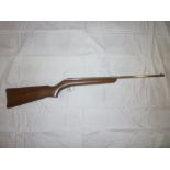 A .177 break-barrel air rifle with polished wood stock No.