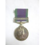 A Campaign Service Medal with Northern Ireland bar awarded to No. 24145215 L/Cpl D.G.