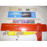 Three various boxed model kits including Golden Era kits Junior Scram 1938 aircraft,