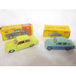 Dinky Toys - 139 Ford Consul Cortina in original box and 166 Sunbeam Rapier Saloon in original box