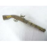 An old copy Eastern flintlock pistol (af)