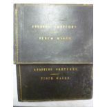 Mason (G Finch) Sporting Sketches, two vols - b&w illus depicting hunting and horse racing scenes,