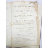 Nickolls (John) Original Letters and Papers of State Addressed to Oliver Cromwell Concerning the
