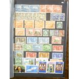 A stock book of British Commonwealth stamps including mini sheets