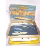 A Tri-ang Minic Waterline RMS Queen Elizabeth Liner in original box,