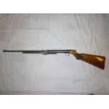 An early Lincoln Jeffries-style .22 underlever air rifle with polished wood stock No.