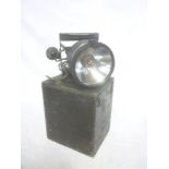 A Second War RAF hand signalling lamp in wooden case