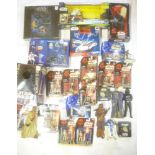 A selection of various boxed Star Wars toys including radio controlled Darth Vadar,