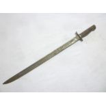 A First War American Remington bayonet with single-edged blade dated 1913