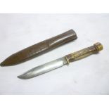 An old IXL Bowie knife with 6" blade by G Wostenholm & Son Washington Works,
