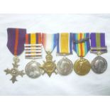 A group of six medals awarded to Lt. Col.