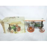 A Mamod steam traction engine in original box
