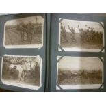 The Daily Mail Official War Postcard Album containing numerous black and white and coloured