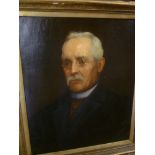 Artist Unknown - oil on canvas Bust portrait of Bishop George of Helston,