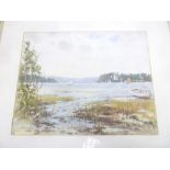 Arthur Bradbury Poole Harbour scene, signed,