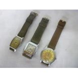 Three gentleman's vintage wrist watches including Medana,