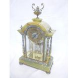 An ornate French brass,